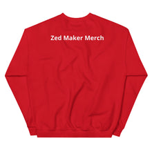 Load image into Gallery viewer, Make Christmas Easy Zed Maker Unisex Sweatshirt
